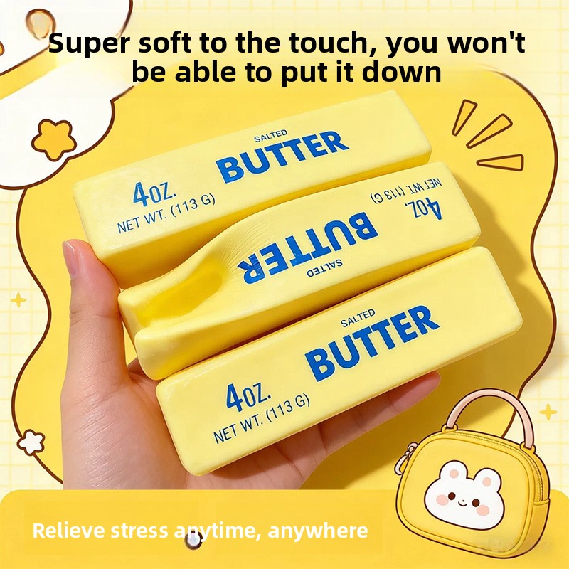 Butter Stick Milk Bar Squishy Fidget Toy