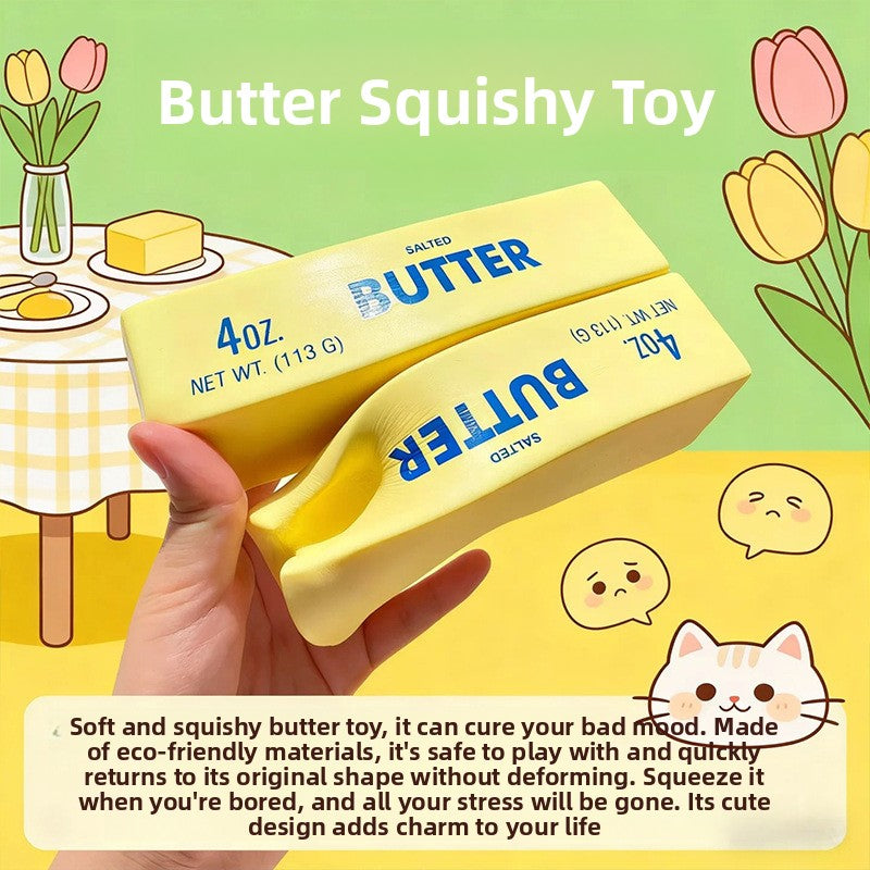 Butter Stick Milk Bar Squishy Fidget Toy