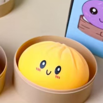 Simulation Steamed Bun Squeeze Toy