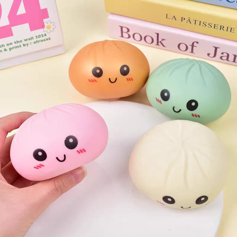 Simulation Steamed Bun Squeeze Toy